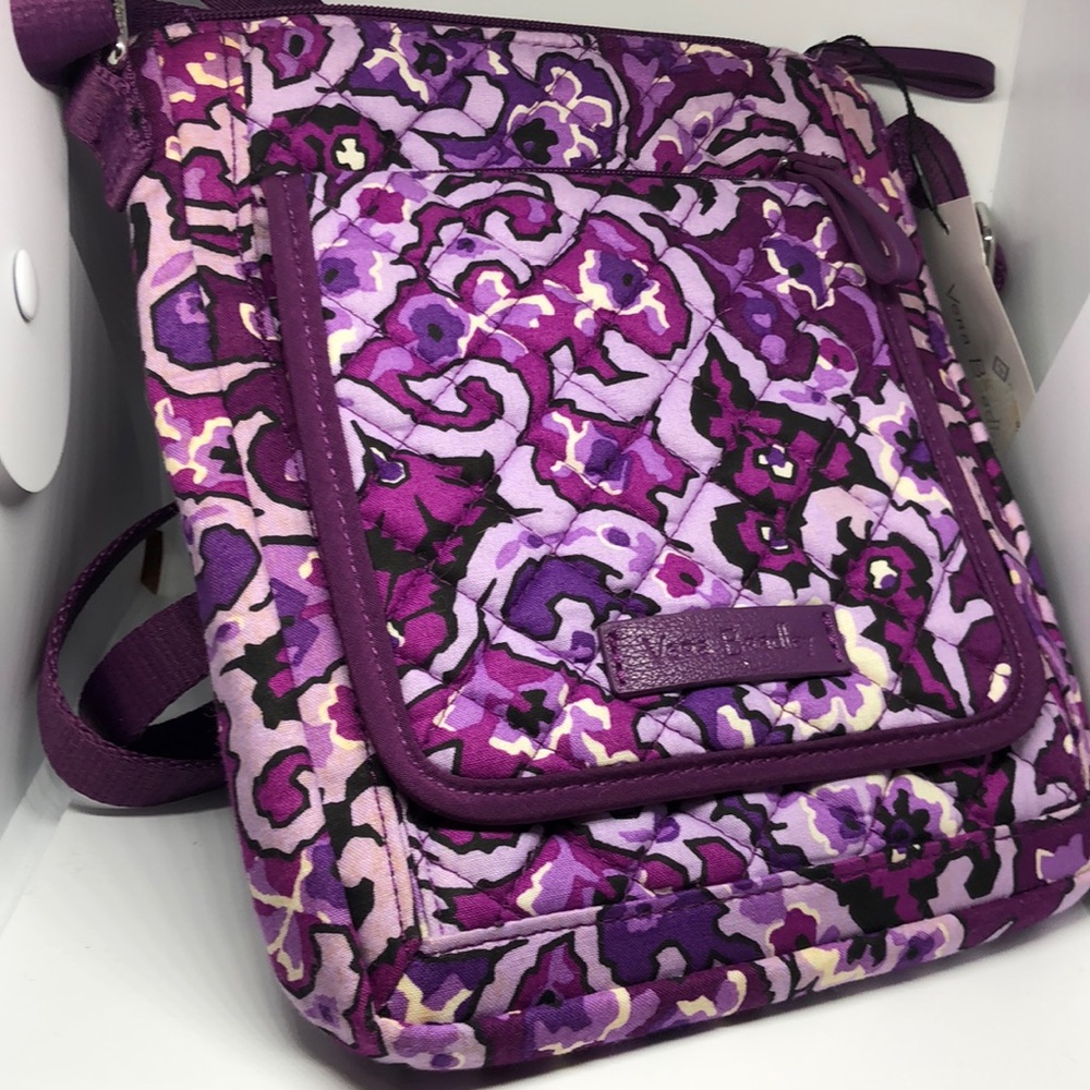 New purple patterned Vera Bradley MinHipster